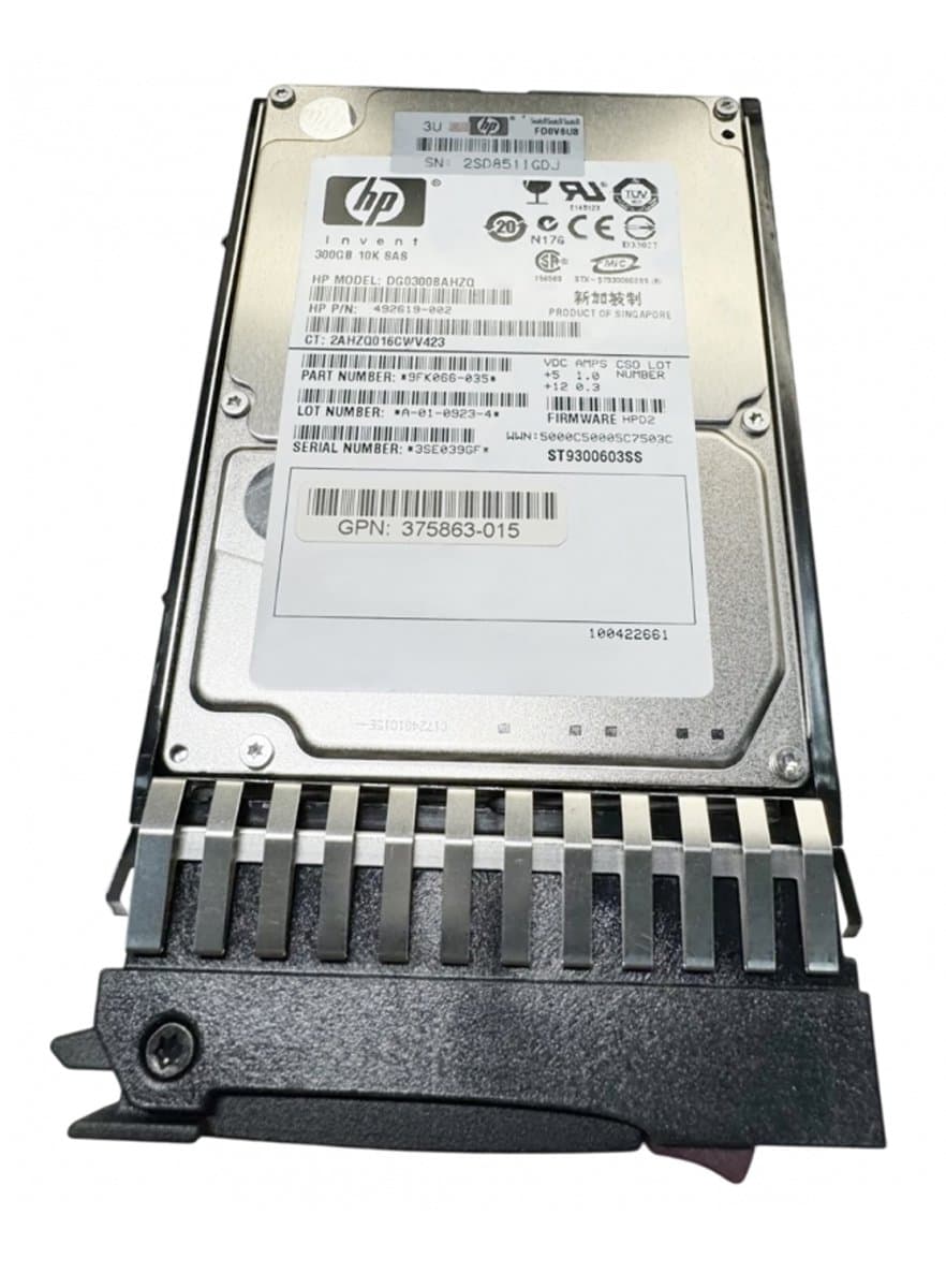 Жесткий диск HP 300Gb 10000 SAS 2.5" HDD 618518-001