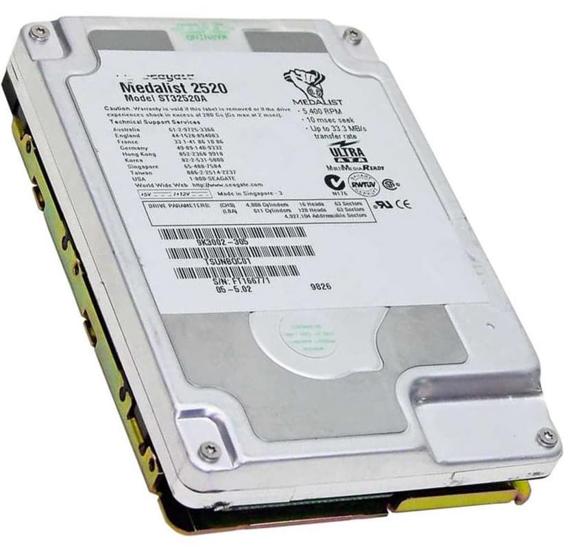 Жесткий диск Seagate ST32520A 2,5Gb 5400 IDE 3.5" HDD