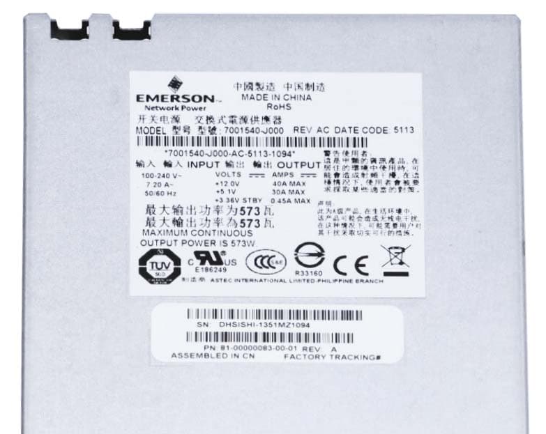 Блок питания HP 81-00000083-00-01 573W