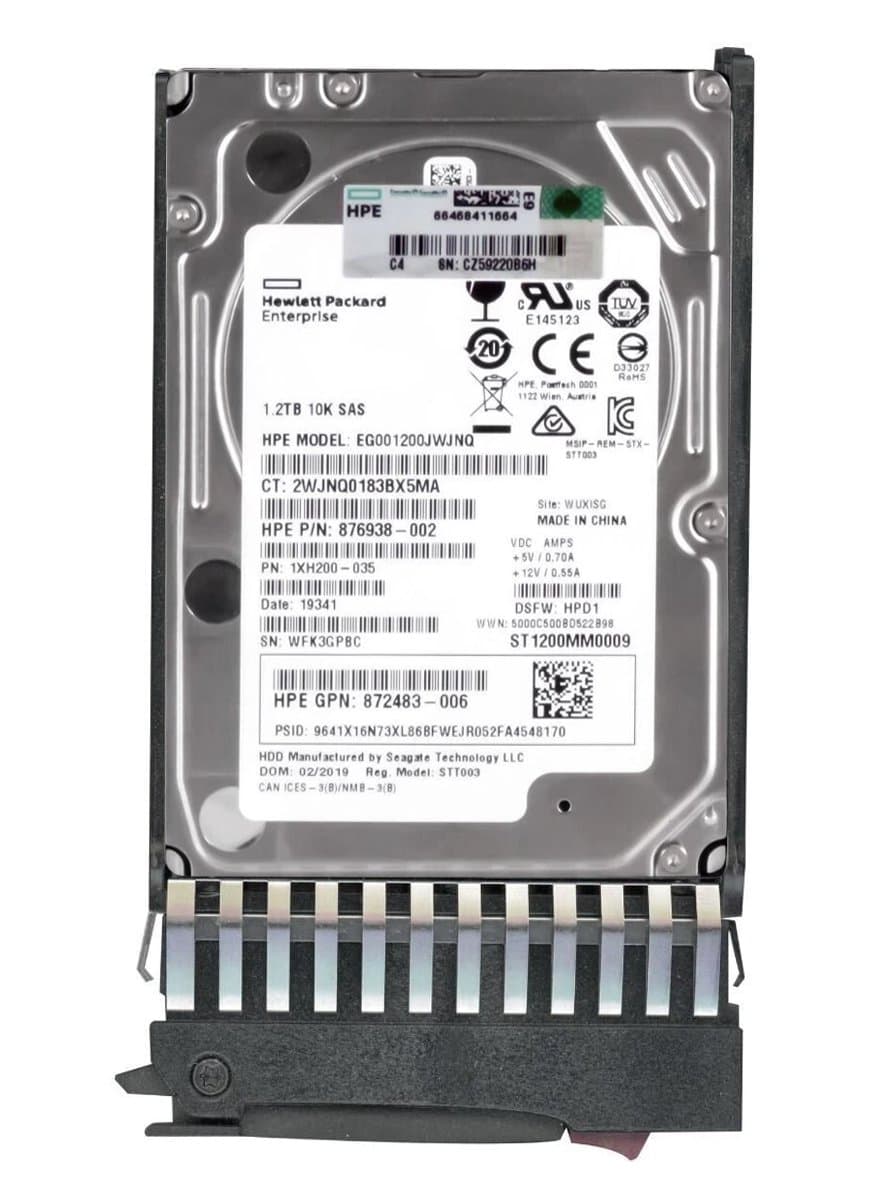 Жесткий диск HP 1,2Tb 10000 SAS 2.5" HDD 1XH200-035