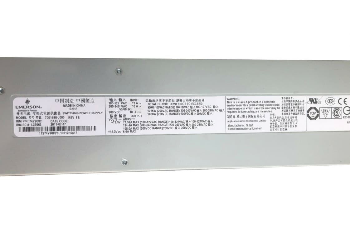 Резервный Блок Питания IBM 00E7187 1725W