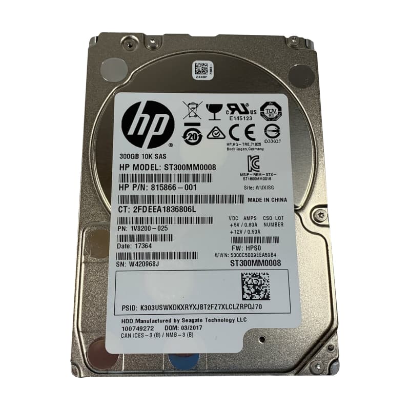 Жесткий диск HP 758766-001 300Gb  SAS 2,5" HDD