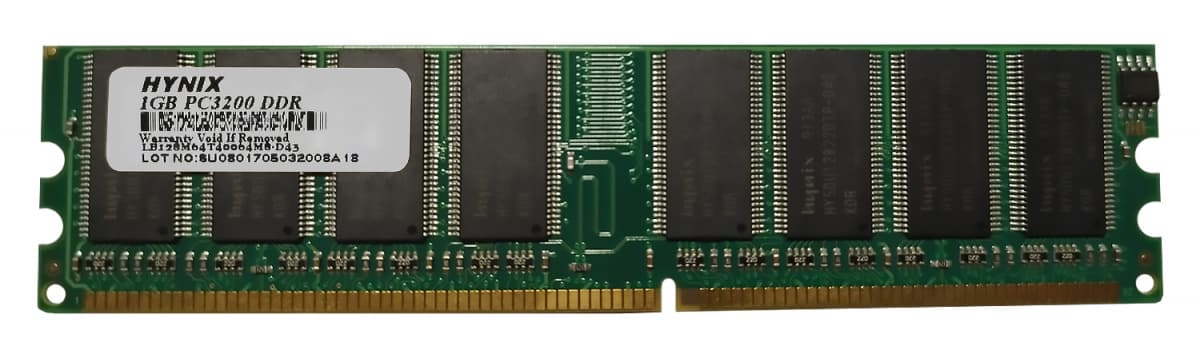 Оперативная память Hynix LB128M64T40064M8 DDR 1Gb