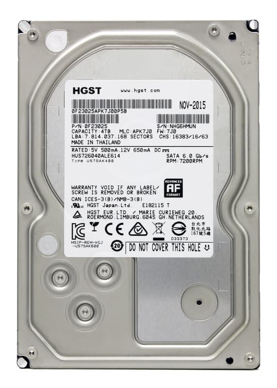 Жесткий диск Hitachi 0F23025 4Tb 7200 SATAIII 3.5" HDD