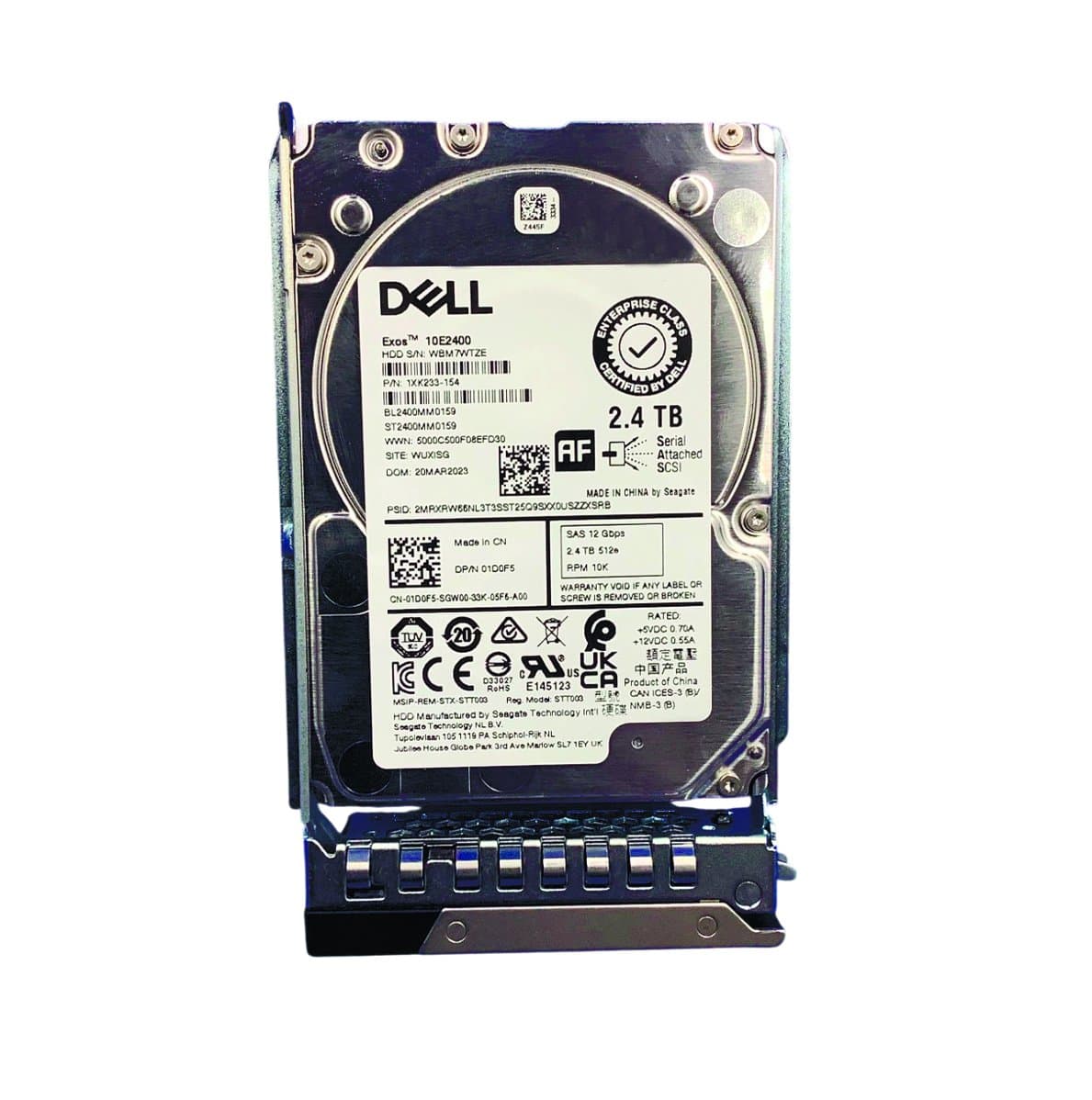 Жесткий диск Dell 2,4Tb 10000 SAS 2.5" HDD 01D0F5