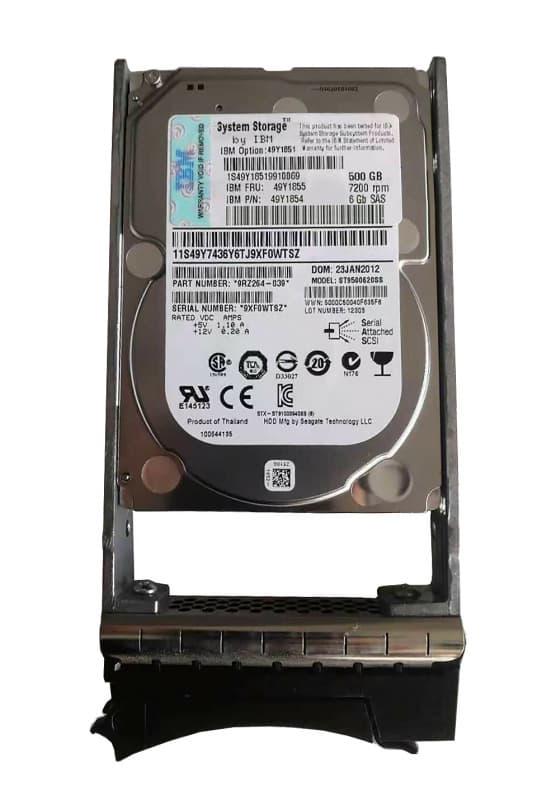Жесткий диск IBM 49Y1851 500Gb  SAS 2,5" HDD