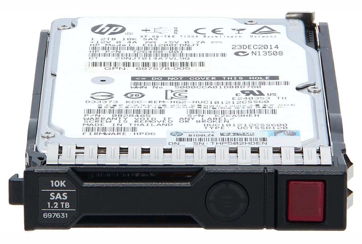 Жесткий диск HP 697631-001 1,2Tb  SAS 2,5" HDD