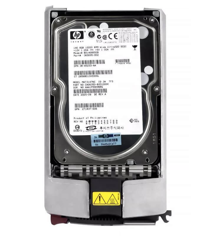 Жесткий диск HP BD1468856B 146,8Gb  U320SCSI 3.5" HDD
