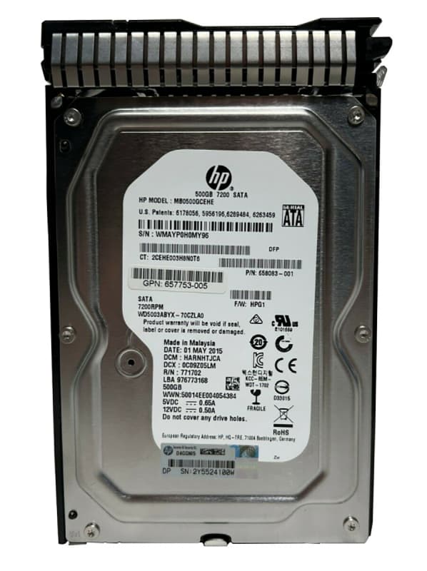 Жесткий диск HP 658103-001 500Gb 7200 SATAIII 3.5" HDD