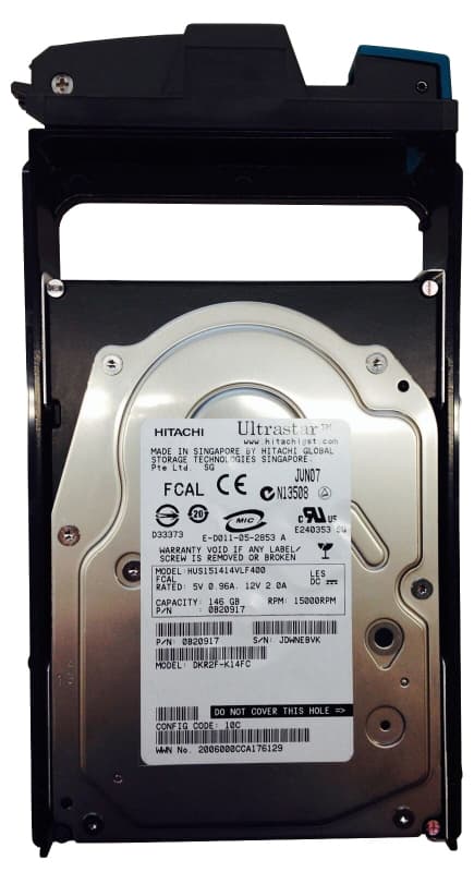 Жесткий диск Hitachi HUS151414VLF400 147Gb 15000 Fibre Channel  3,5" HDD