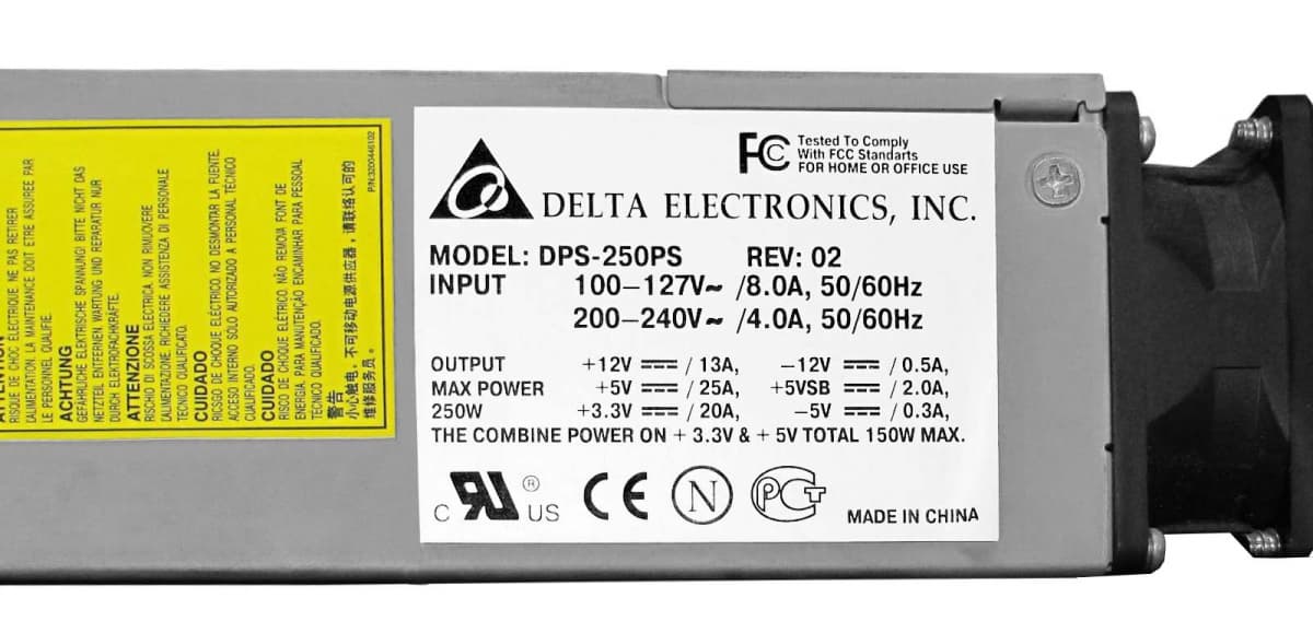 Блок питания Delta 0950-4351 250W