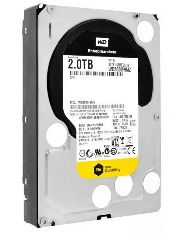 Жесткий диск Western Digital WD2000F9MZ 2Tb 7200 SATAIII 3.5" HDD