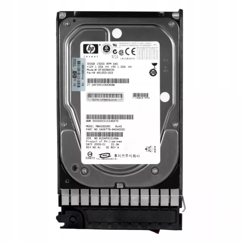 Жесткий диск HP CA06778-B40400DC 300Gb  SAS 3,5" HDD