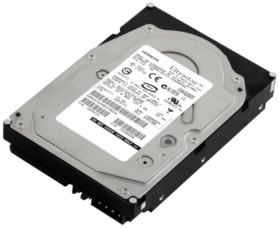 Жесткий диск Hitachi 18P6272 73,4Gb U320SCSI 3.5" HDD