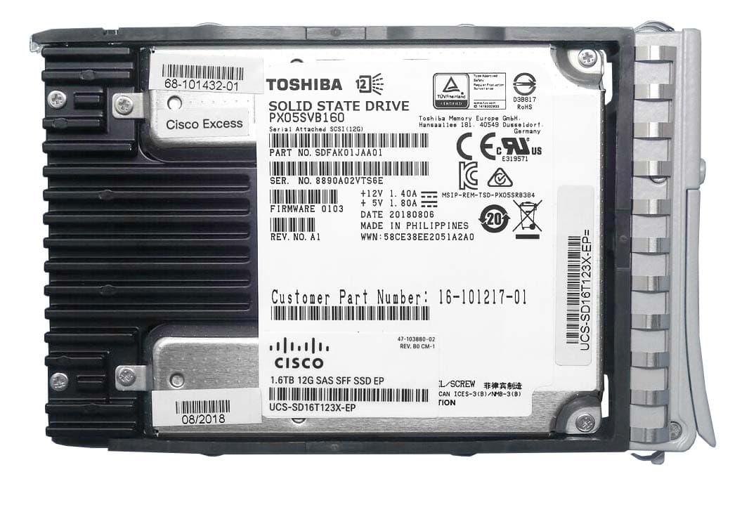 Жесткий диск Cisco 16-101217-01 1,6Tb SAS 3,5" SSD