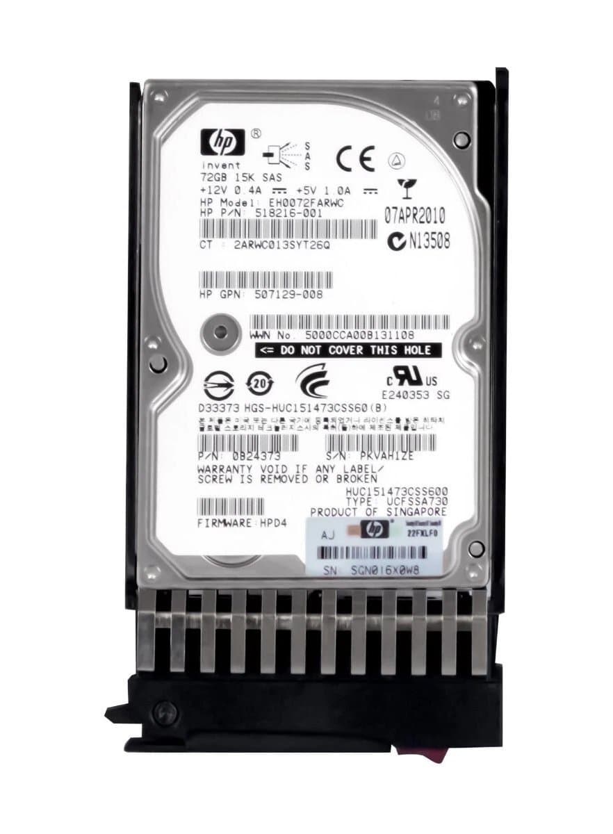 Жесткий диск HP 72Gb 15000 SAS 2.5" HDD 0B24373