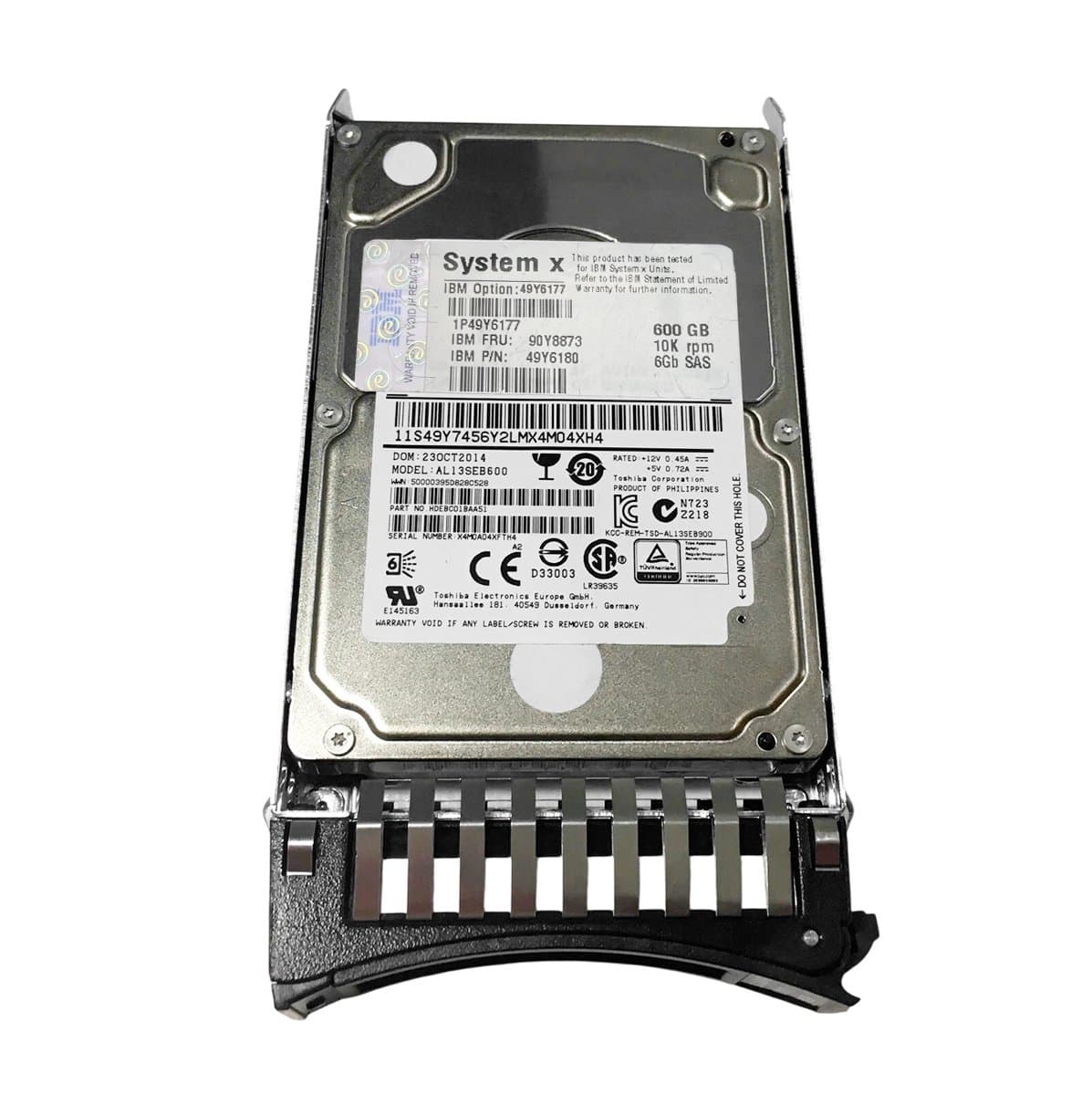 Жесткий диск IBM 600Gb 10000 SAS 2.5" HDD 49Y6180