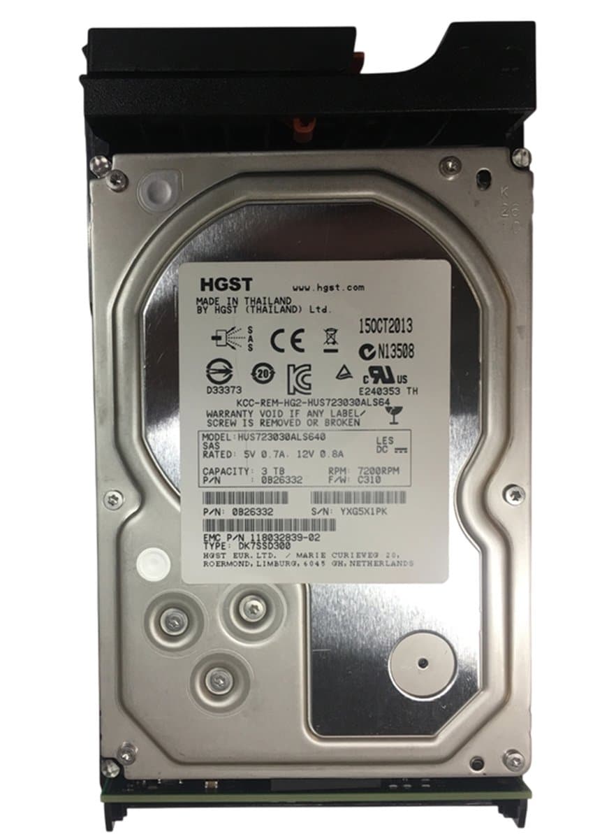 EMC 3Tb 7200 SAS 3.5" HDD 118032839-02