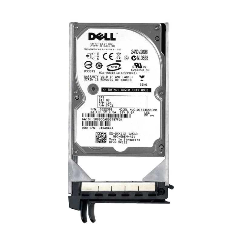 Жесткий диск Dell 0XK112 146Gb  SAS 2,5" HDD
