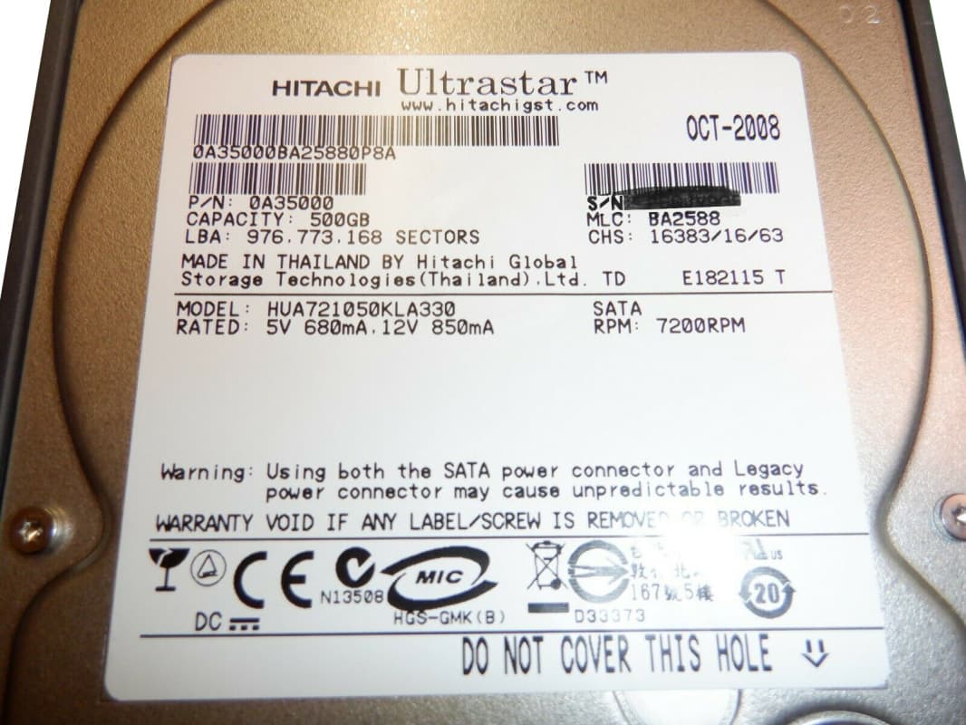 Жесткий диск IBM 108-00079+A1 500Gb 7200 Fibre Channel  3,5" HDD