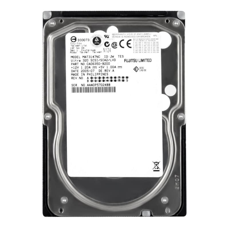 Жесткий диск Fujitsu CA06350-B200 147Gb  U320SCSI 3.5" HDD