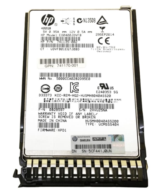 Жесткий диск HP 741170-001 400Gb  SAS 2,5" SSD