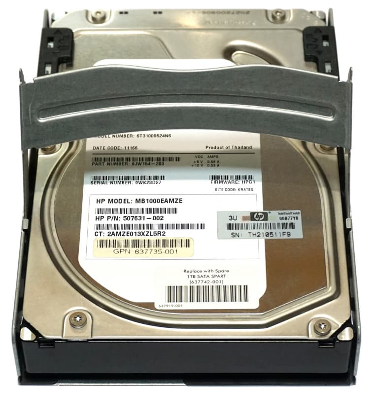 Жесткий диск HP 637742-001 1Tb 7200 SATAII 3,5" HDD
