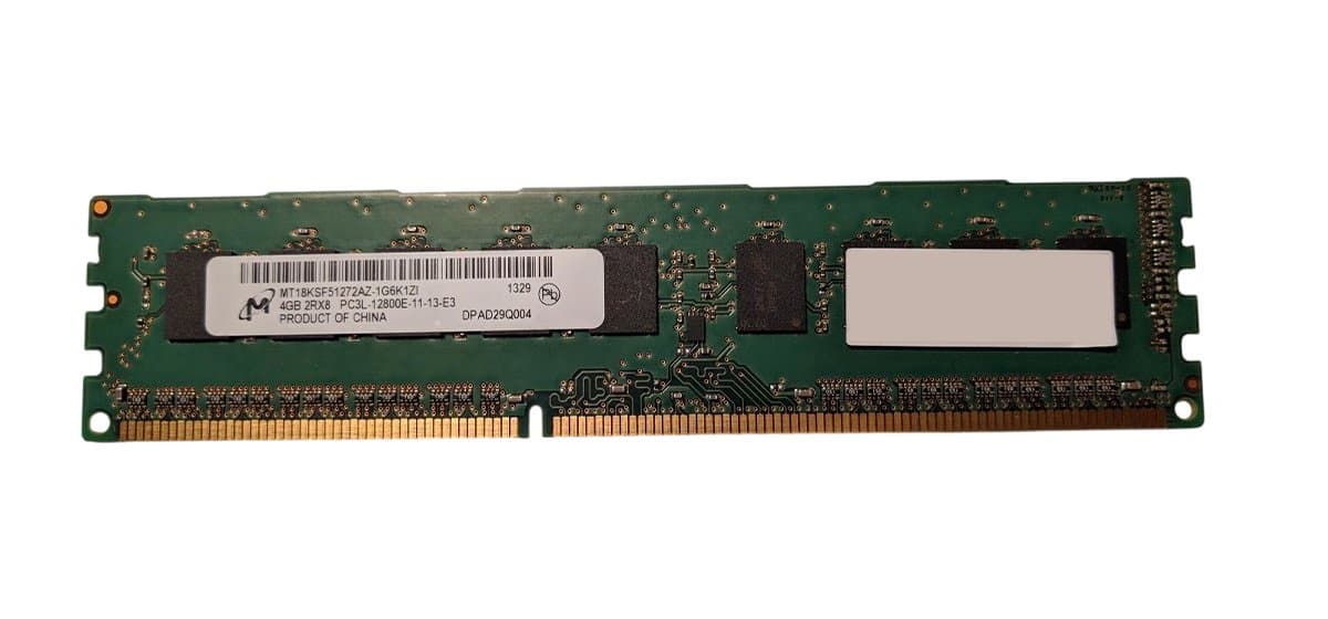 Оперативная память Micron DDRIII 4Gb MT18KSF51272AZ-1G6K1ZI    