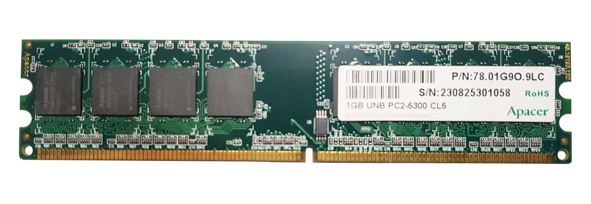 Оперативная память Apacer 78.01G9O.9LC 1Gb DDRII