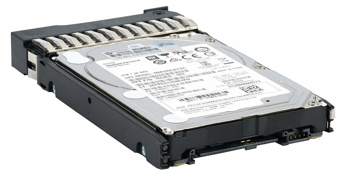 Жесткий диск HP J9F51A 2Tb MSA SAS 7200 2,5" HDD