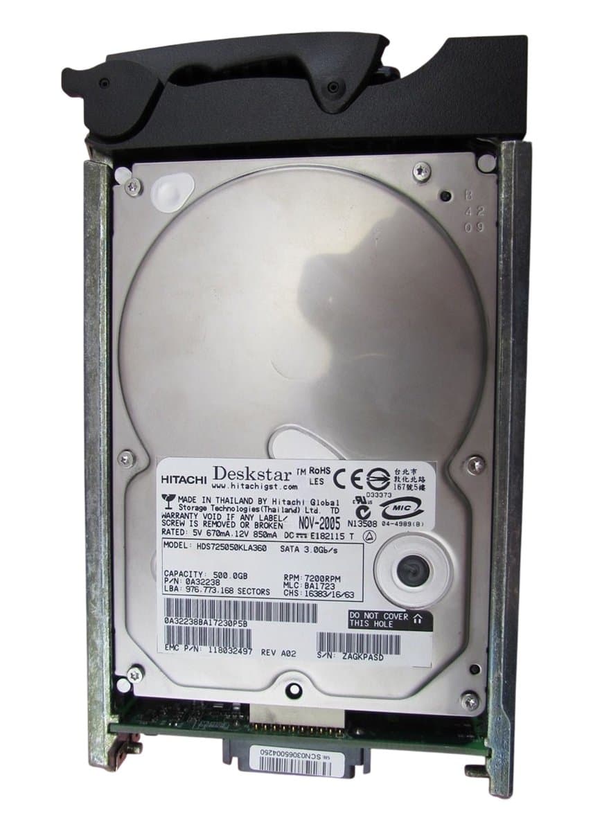 EMC EMC 500Gb 7200 SATAII 3.5" HDD 005048574