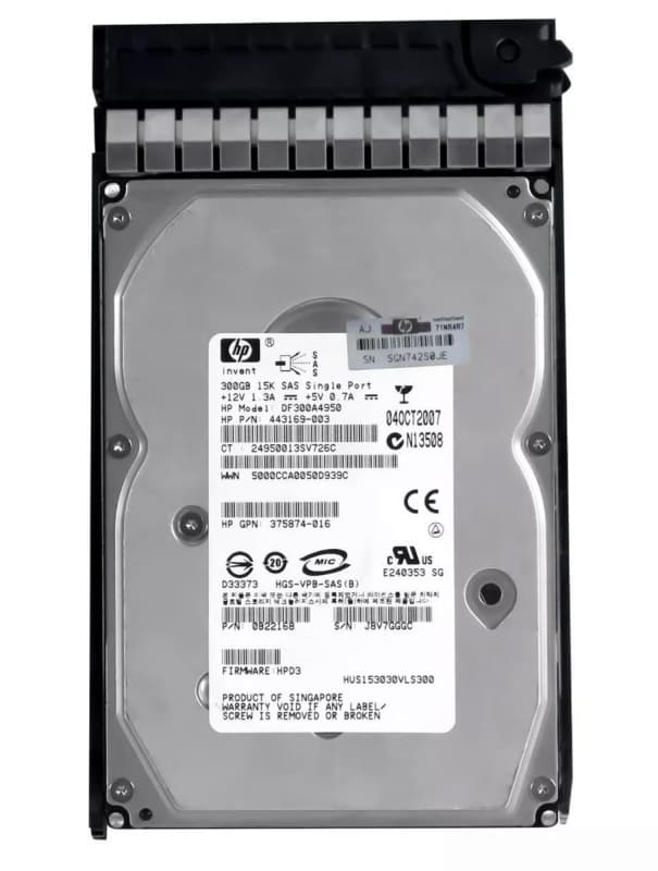 Жесткий диск HP 0B22168 300Gb  SAS 3,5" HDD
