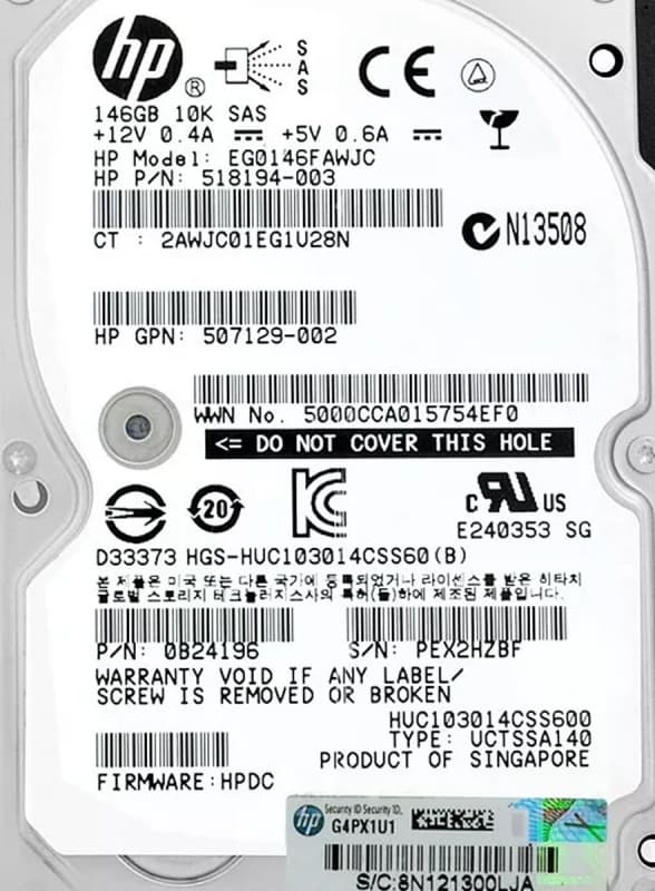 Жесткий диск HP 375863-011 146Gb SAS 2,5" HDD