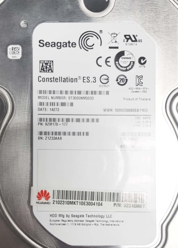 Жесткий диск Huawei 9ZM178-177 3Tb 7200 SATAIII 3,5" HDD