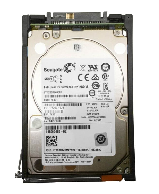 EMC 1,2Tb 10000 SAS 2.5" HDD 1FF200-031