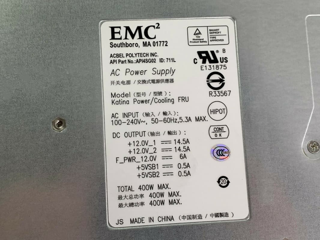 Резервный Блок Питания EMC UJ722 400W