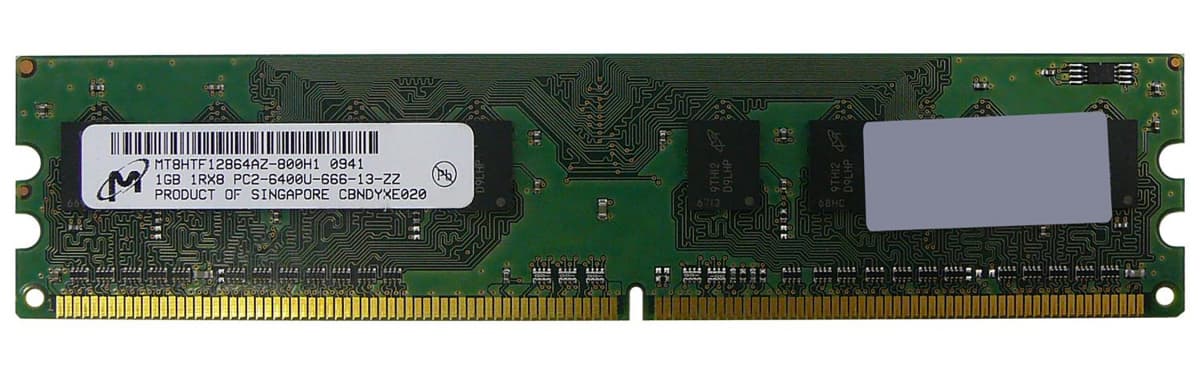 Оперативная память Micron MT8HTF12864AZ-800H1 DDRII 1Gb