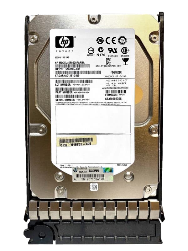 Жесткий диск HP 517354-001 600Gb SAS 3,5" HDD