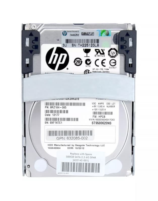 Жесткий диск HP 632078-B21 500Gb 7200 SATAIII 2,5" HDD
