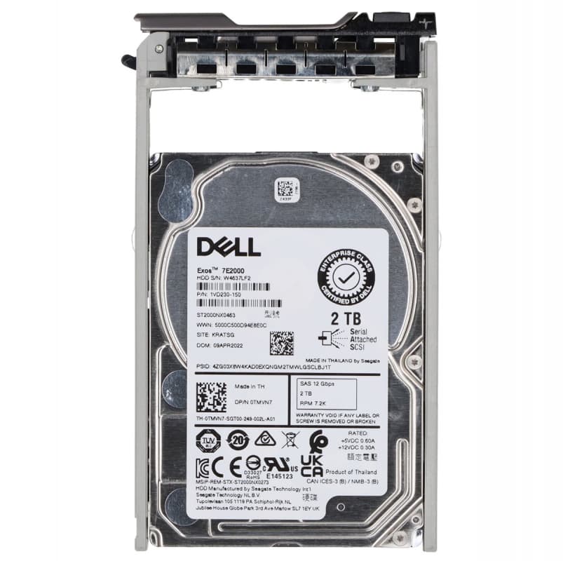 Жесткий диск Dell 0TMVN7 2TB SAS 2,5" HDD