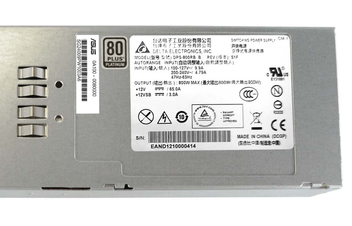 Блок питания ASUS 0A100-00080000 800W