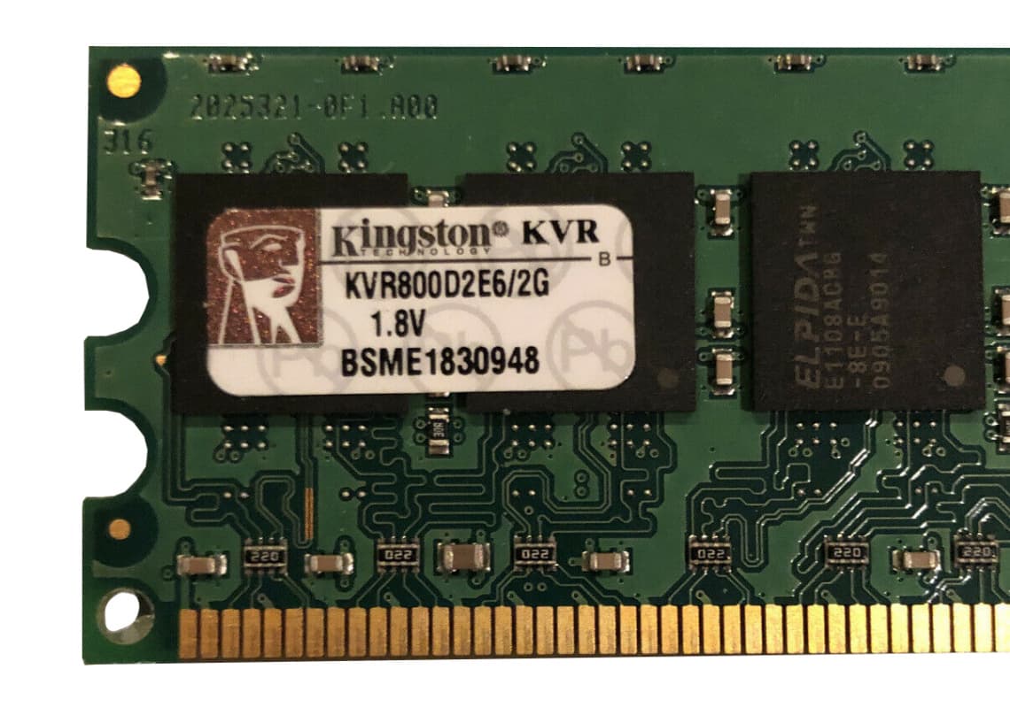 Оперативная память Kingston KVR800D2E6/2G DDRII 2GB
