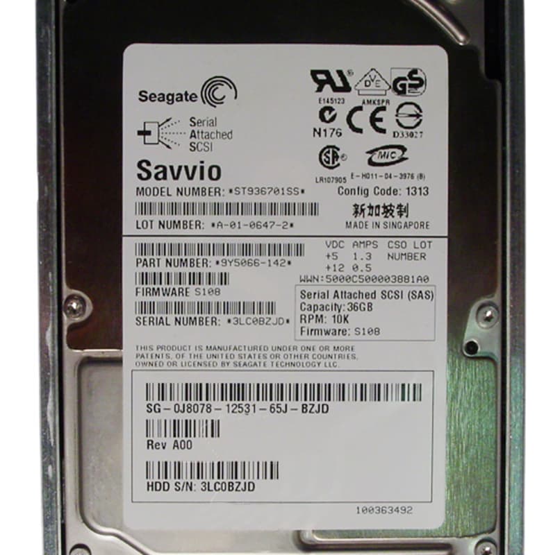 Жесткий диск Dell J8078 36Gb SAS 2,5" HDD