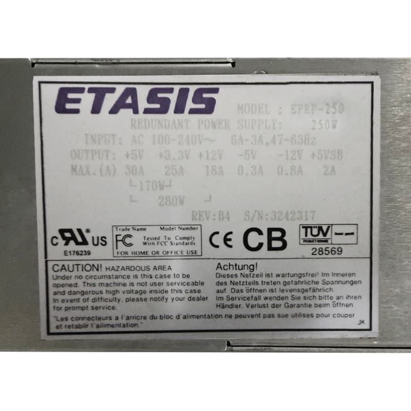 Блок Питания ETASIS EFRP-250 250W
