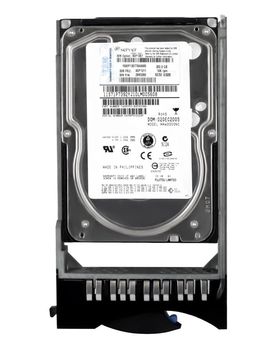 Жесткий диск IBM 300Gb 10000 U320SCSI 3.5" HDD 26K5260