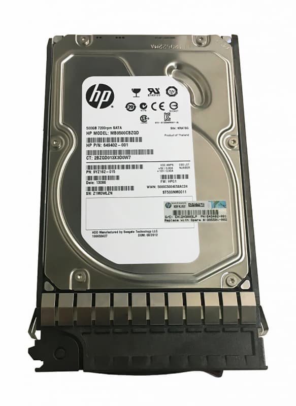 Жесткий диск HP 649402-001 500Gb SATA 3,5" HDD