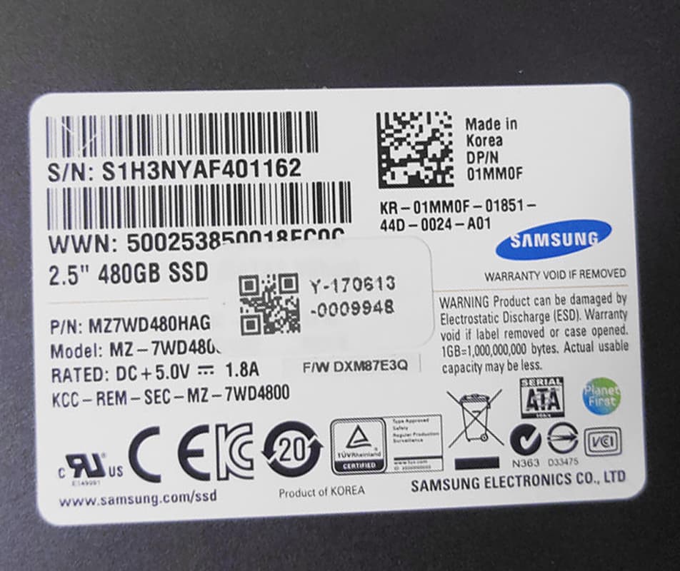 Жесткий диск Dell 1MM0F 480Gb SATAIII 2,5" SSD