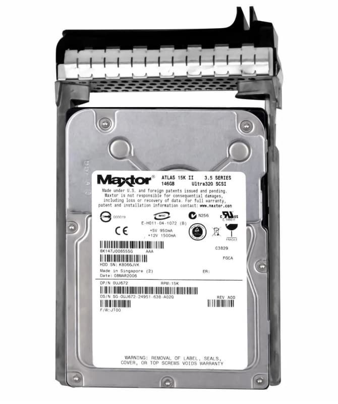 Жесткий диск Dell UJ672 146Gb  U320SCSI 3.5" HDD