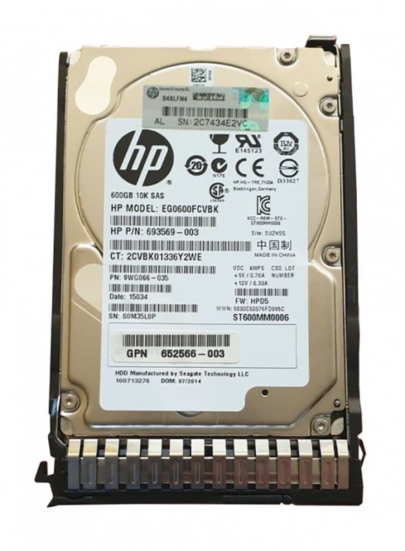Жесткий диск HP 713827-B21 600Gb SAS 2,5" HDD