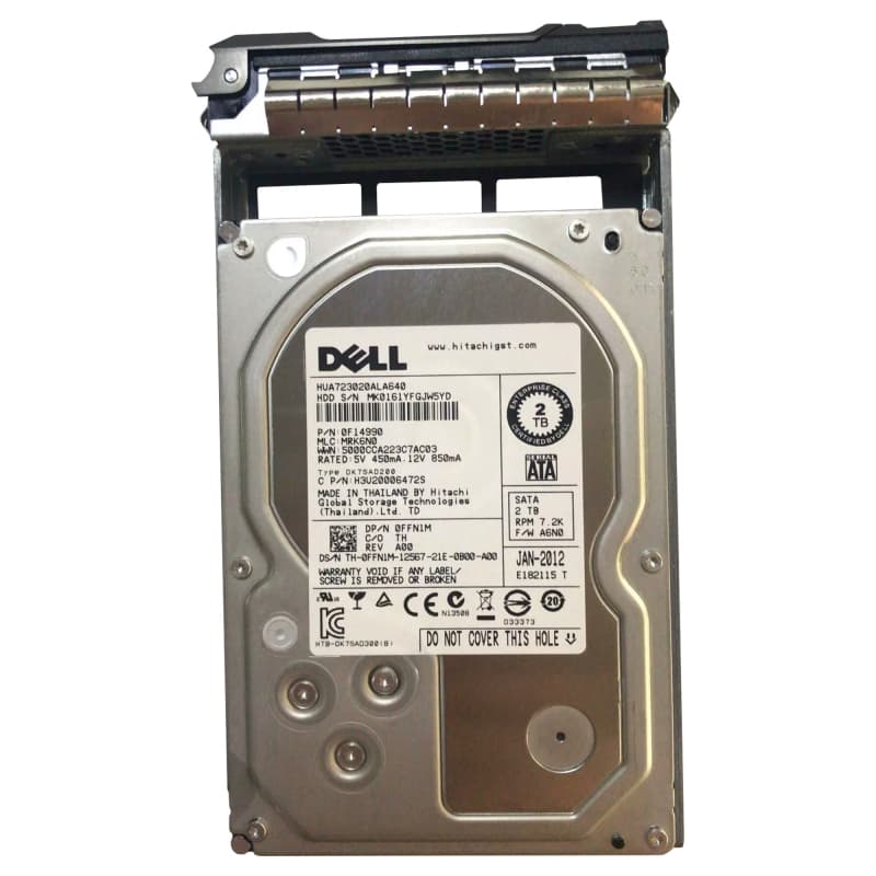 Жесткий Диск Dell 0FFN1M 2Tb SATAIII 3,5" HDD